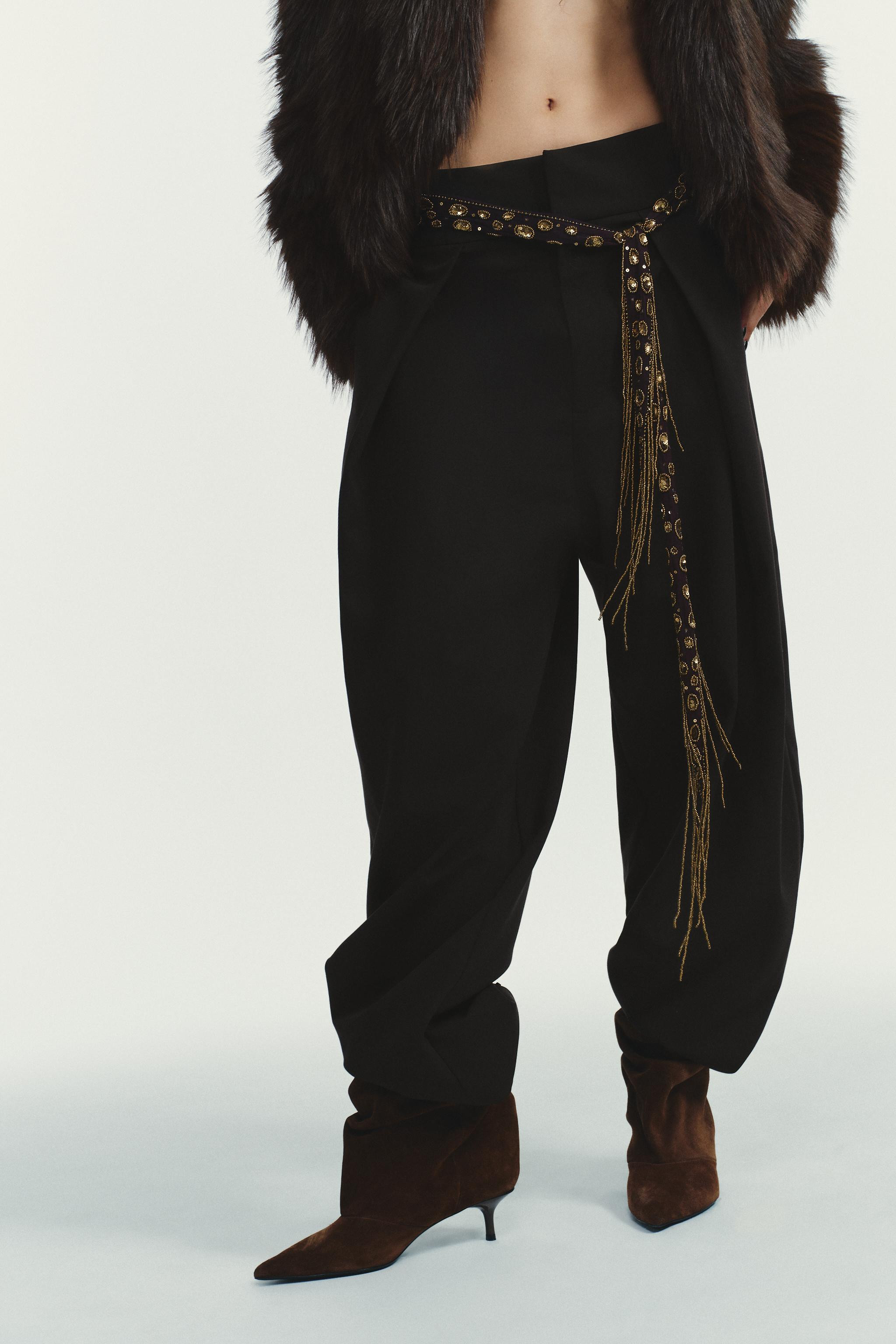 PLEATED BALLOON PANTS | Zara US