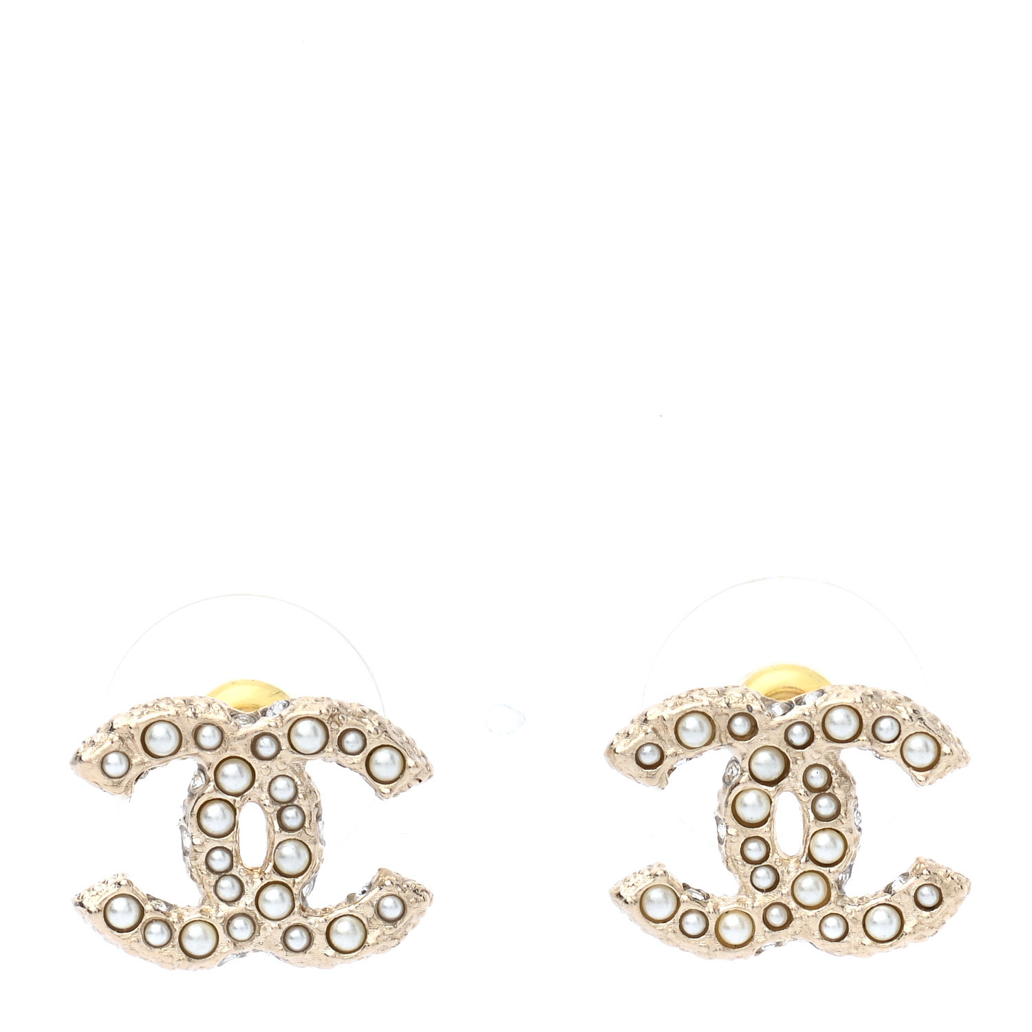 CHANEL Pearl CC Earrings Gold | FASHIONPHILE | Fashionphile