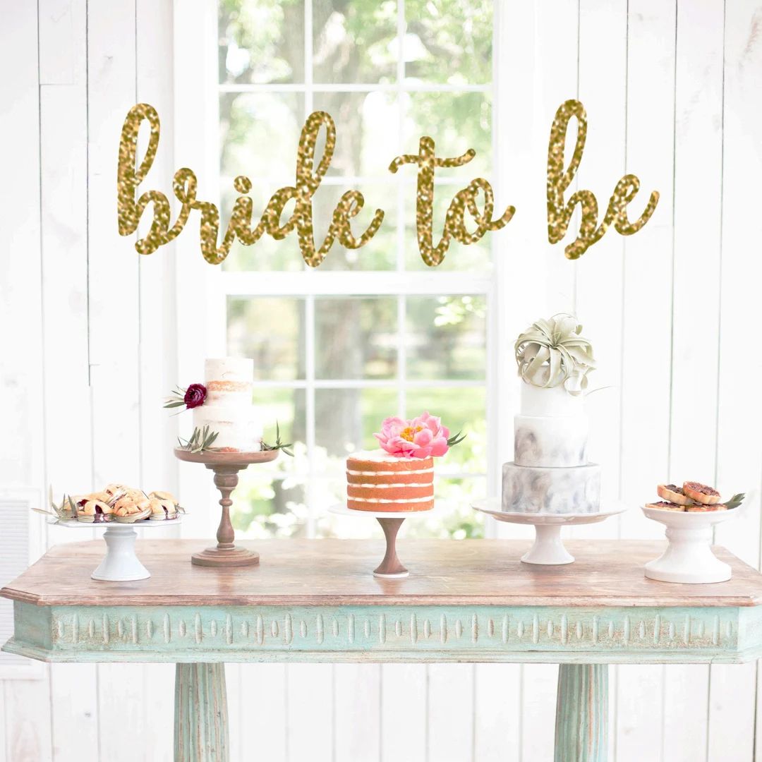 Bride to be Banner, Bridal Shower Banner, Bridal Shower Decorations, Bachelorette Party Decoratio... | Etsy (US)