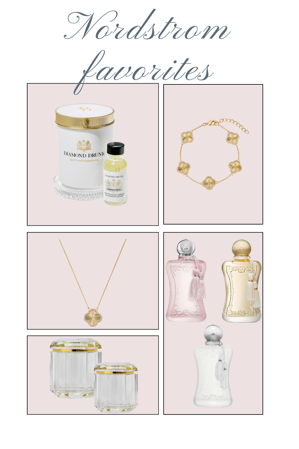 Your top favorite purchases from Nordstrom this past week -- staple, everyday gold jewelry, the best perfumes I always recommend, a gorgeous jewelry box, and a cleaner to keep everything sparkling! ✨ 💕 

 #LTKootd #LTKHome #LTKBeauty