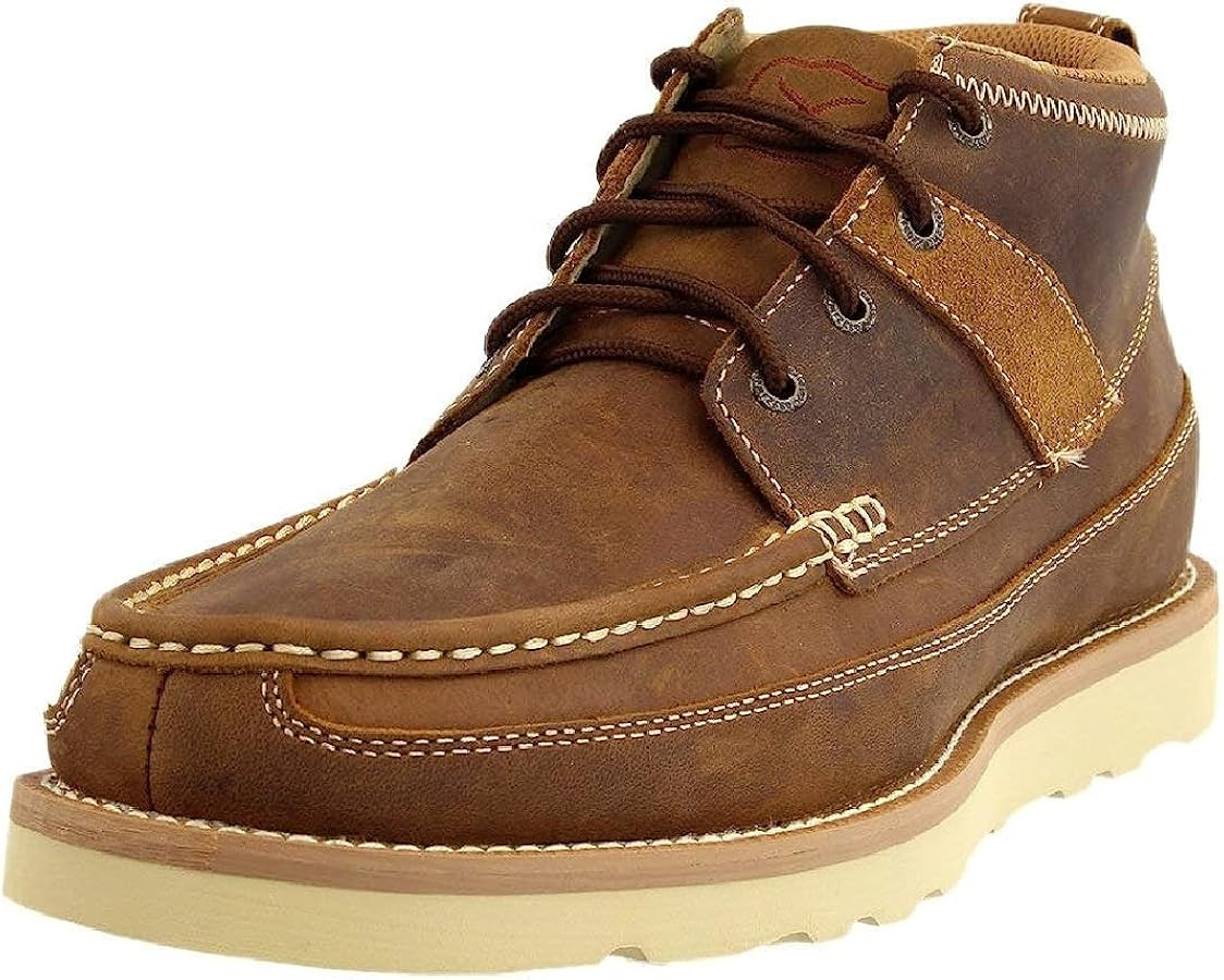 Twisted X Men's 4" Wedge Sole Boot, Round Toe | Amazon (US)