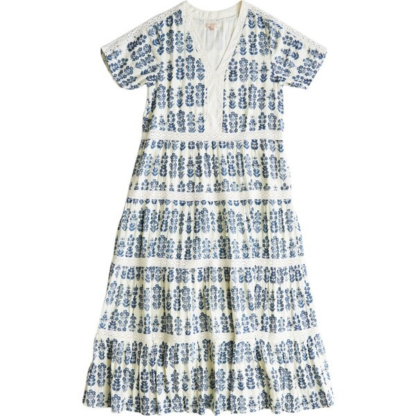 Women's Indy Dress, Blue Field Floral | Maisonette