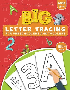 BIG Letter Tracing for Preschoolers and Toddlers ages 2-4: Homeschool Preschool Learning Activiti... | Amazon (US)