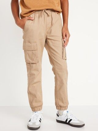 Twill Cargo Jogger Pants for Boys | Old Navy (CA)