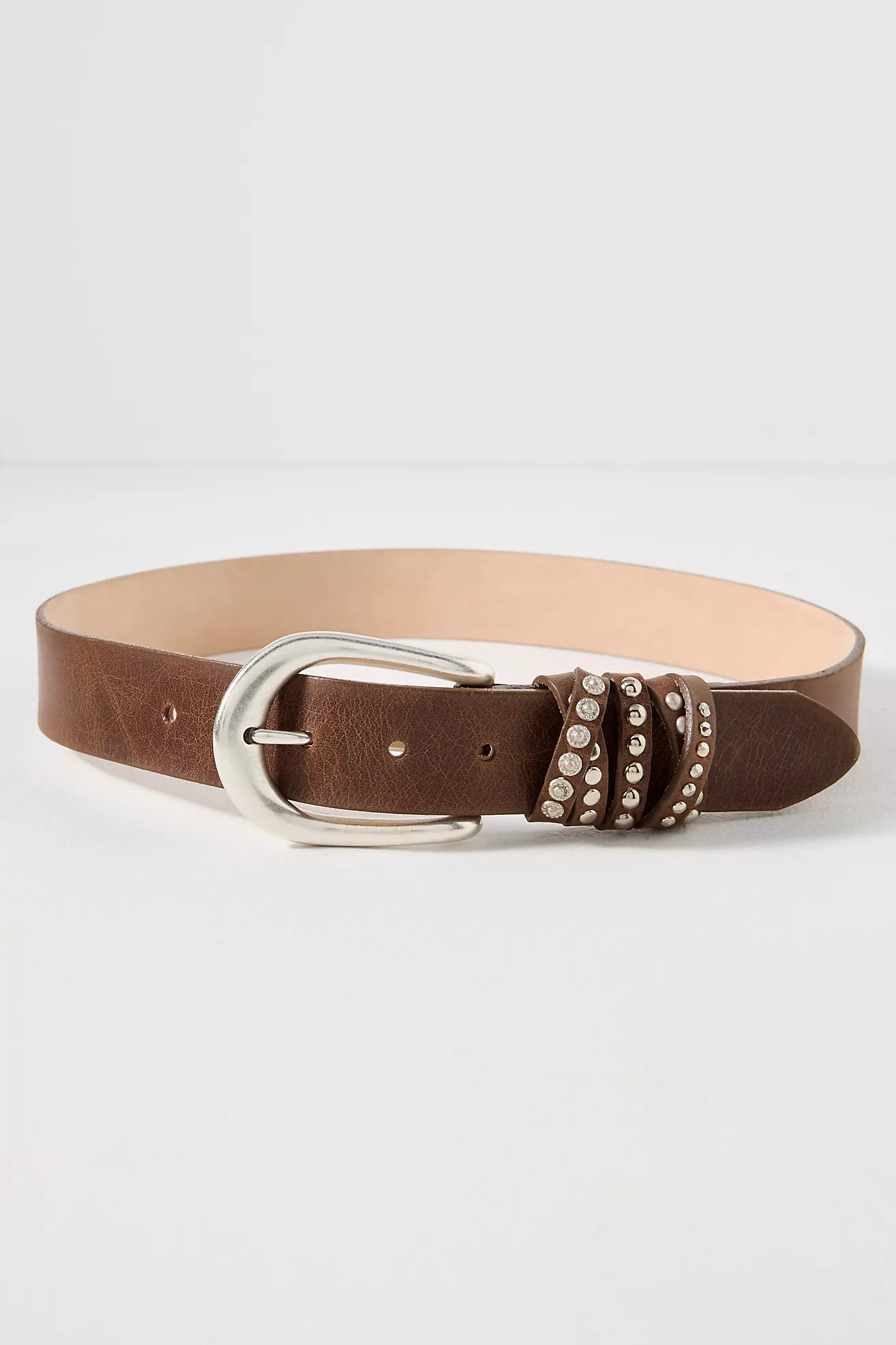 Streets Ahead Studded Horseshoe Buckle Belt | Anthropologie (US)