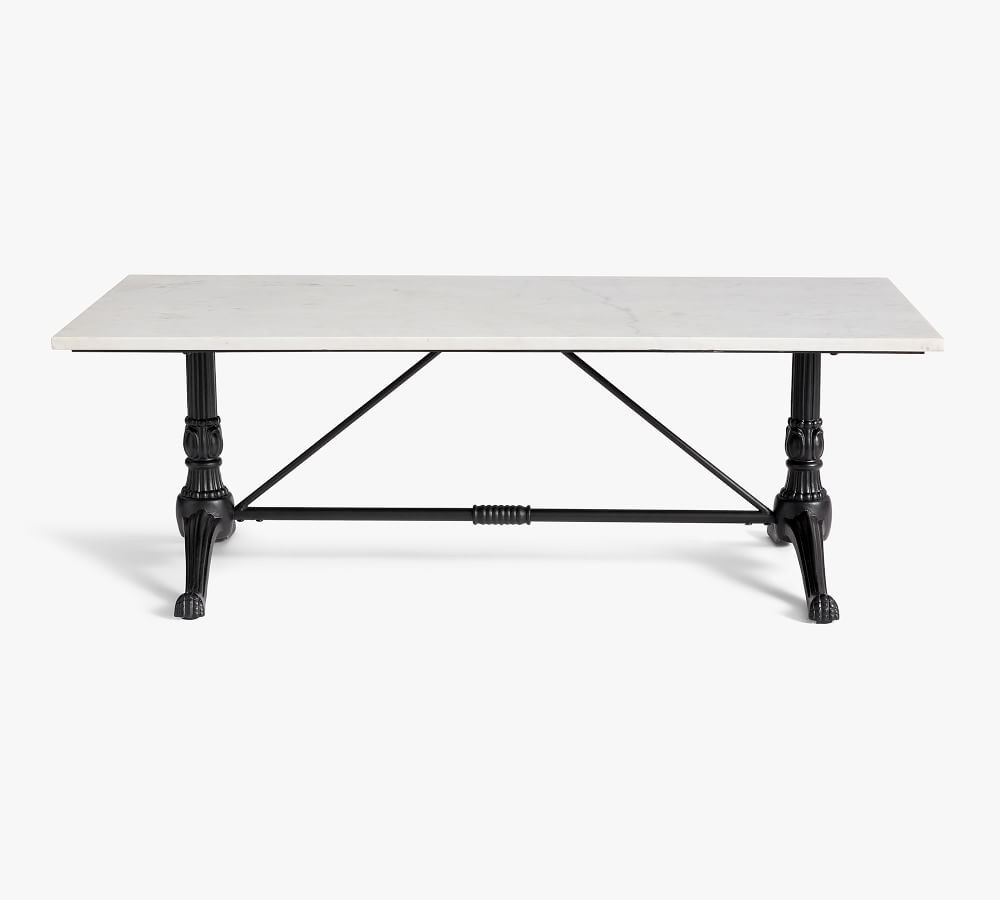 Rae Rectangular Marble Coffee Table | Pottery Barn (US)
