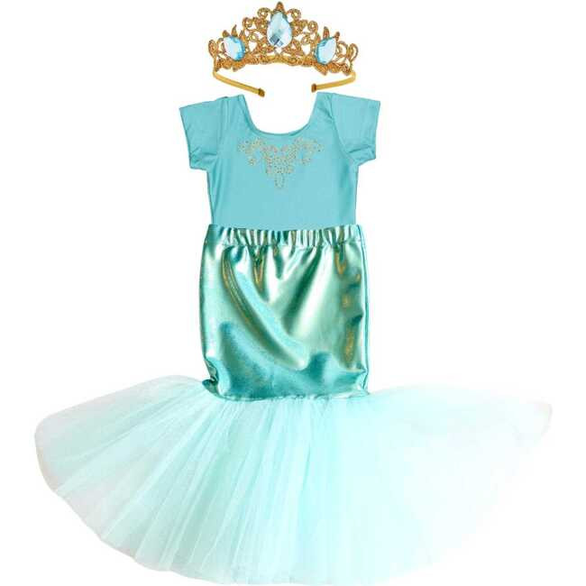 Mermaid 3 Piece Set, Aqua/Teal | Maisonette