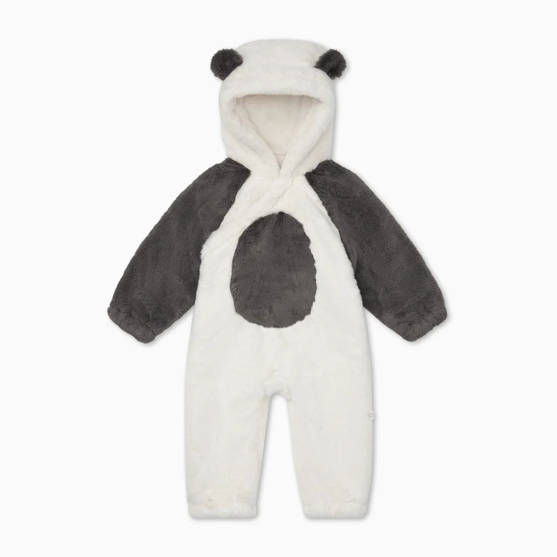 Panda Faux Fur Pramsuit | Baby Mori