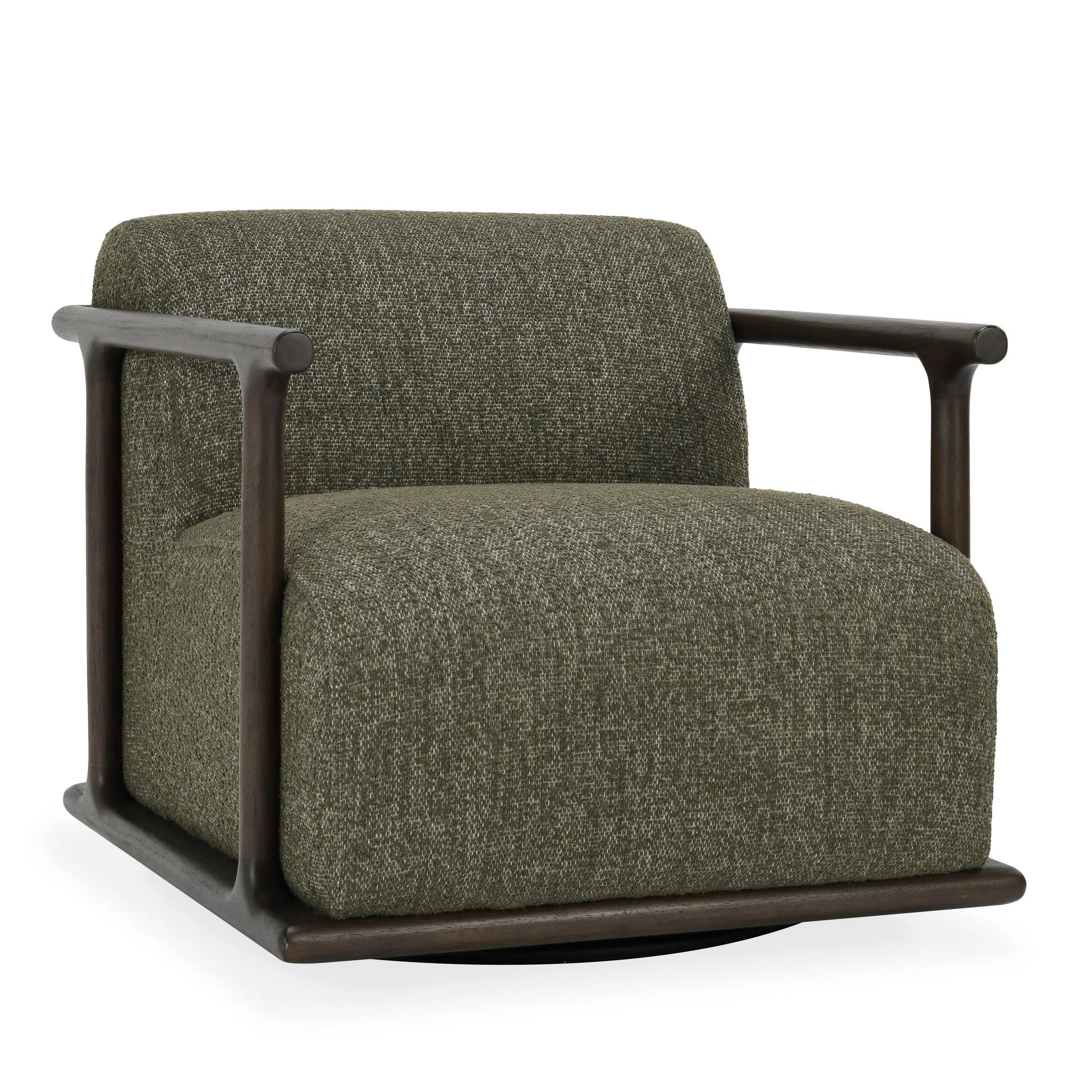 Lucia Upholstered Swivel Armchair | Wayfair North America