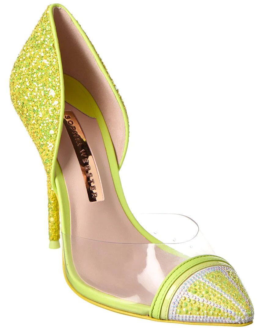 Sophia Webster Jessica Glitter & Vinyl Pump | Shop Simon