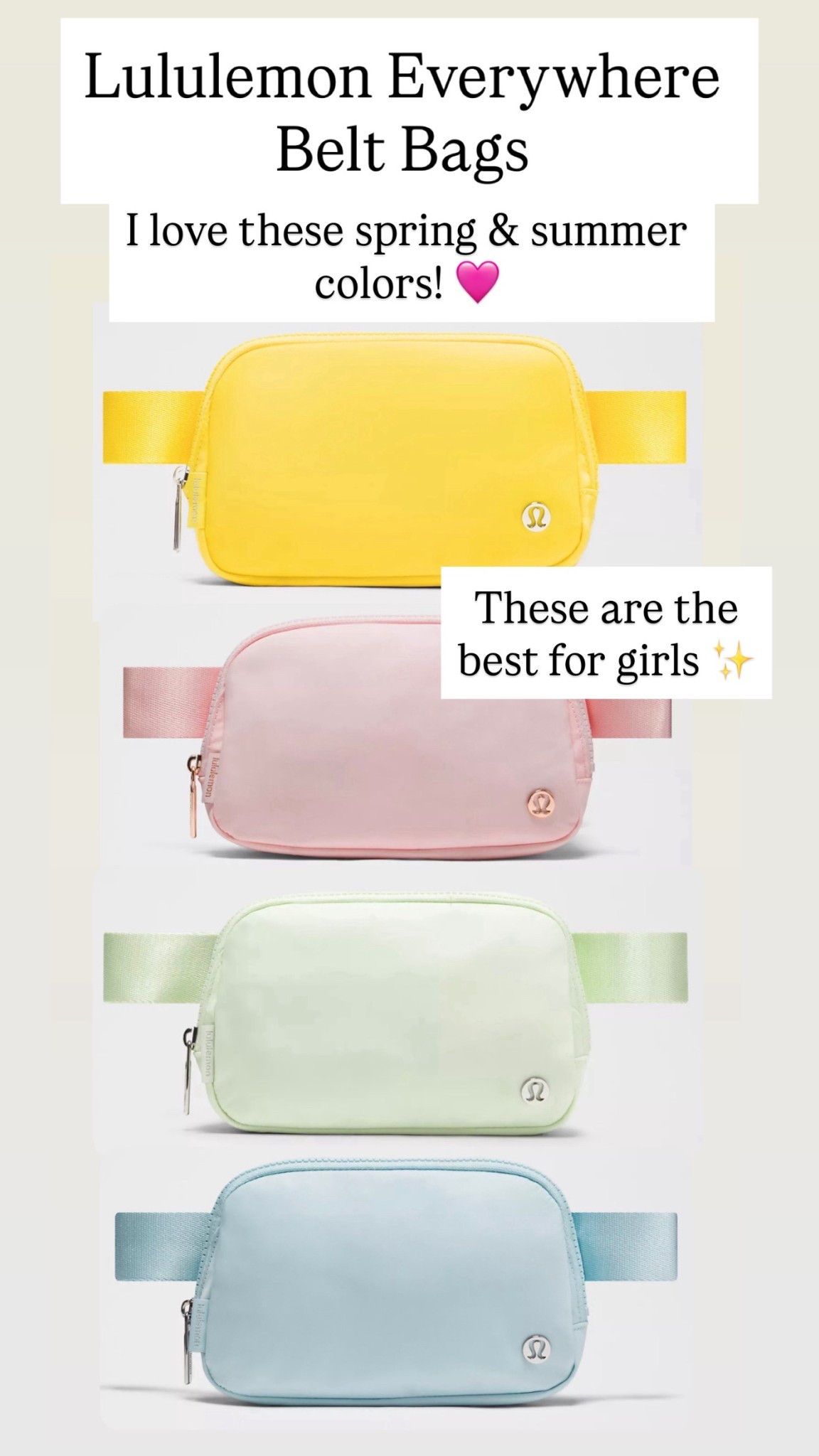 Lululemon belt bags

#LTKootd