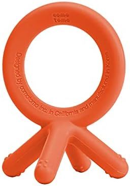 Comotomo Silicone Baby Teether, Orange, 1.75 x 1.75 x 3" | Amazon (US)