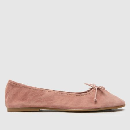 Womens Pale Pink schuh Lambert Ballerina Flat Shoes | schuh | Schuh