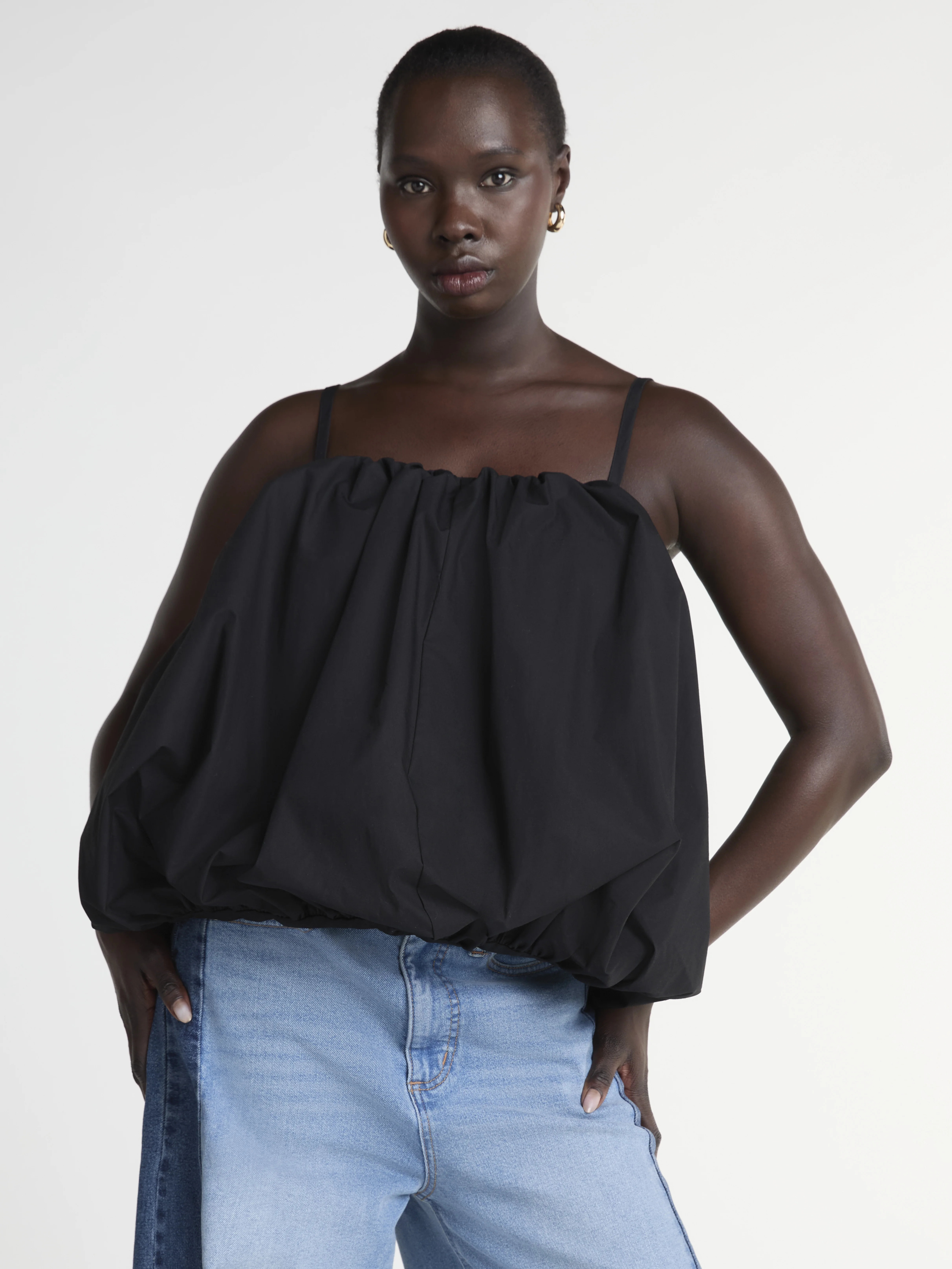 Scoop Women’s Bubble Hem Tube Top, Sizes XS-XXL | Walmart (US)