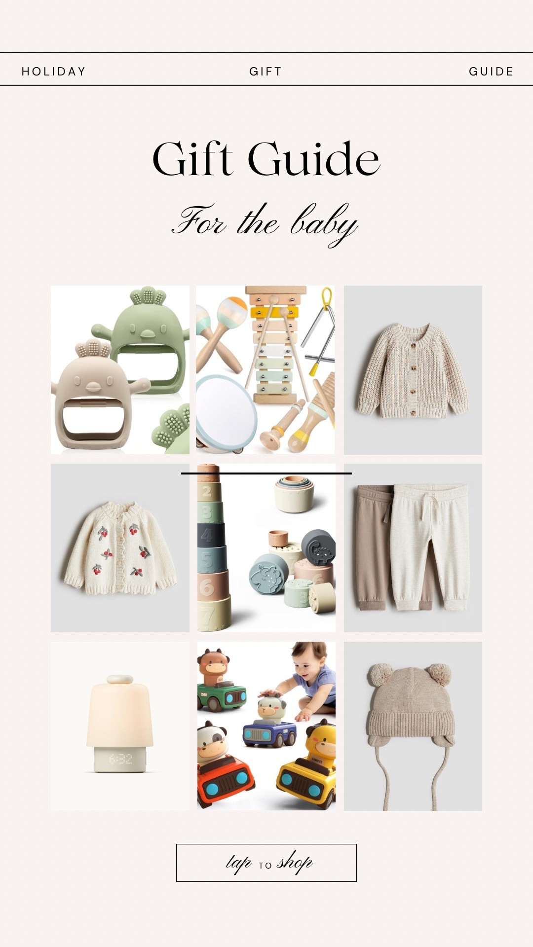 Gift guide for the babies!! One of my favorites 🤍🤍

#LTKmomlife #LTKBaby #LTKGiftGuide