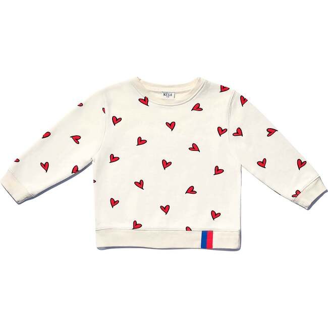 The Kid's Raleigh All Over Heart, Cream | Maisonette