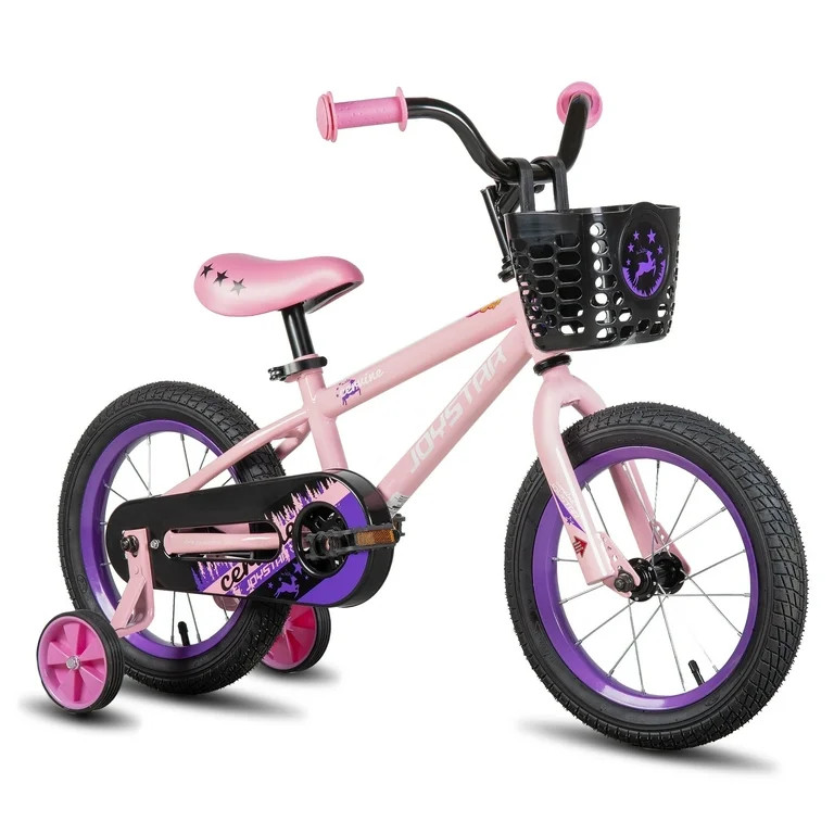 JOYSTAR Cervine 14 inch Kids Bike for Boys and Girls, Children Bicycle in Pink | Walmart (US)