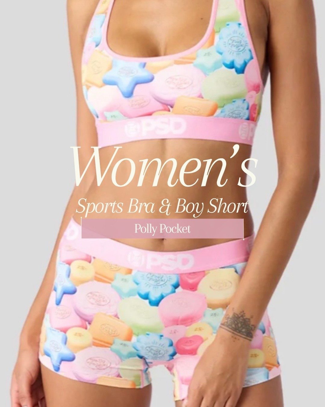 PSD Women’s Polly Pocket Sports Bra & Boy Short

#LTKdayinmylife #LTKmomlife #LTKActive