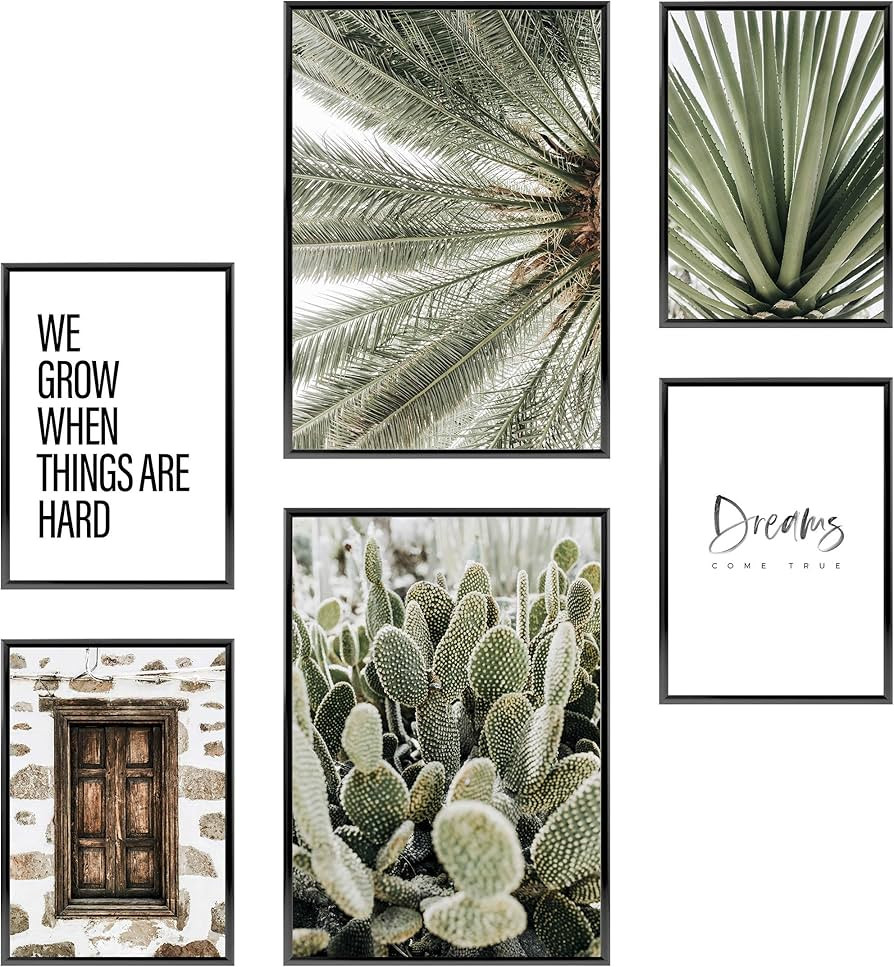 Heimlich Premium Set of Prints | UNFRAMED | Stylish Photo and Quote Prints Fashion Wall Decor | G... | Amazon (US)