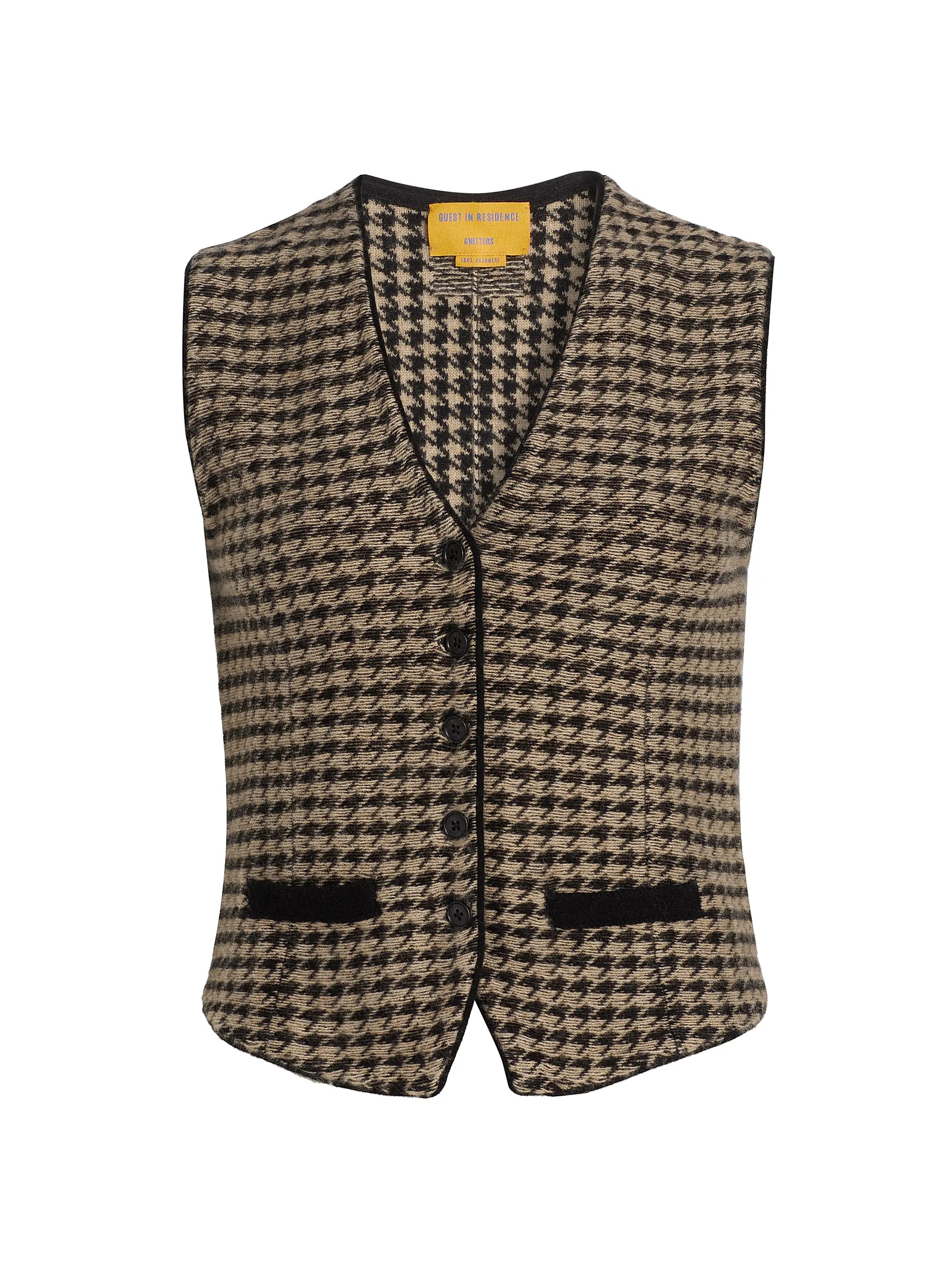 Houndstooth Tailored Vest | Saks Fifth Avenue