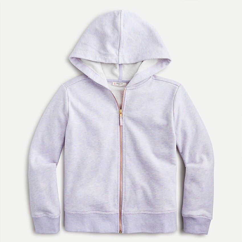 Girls' hoodie in french terry | J.Crew US