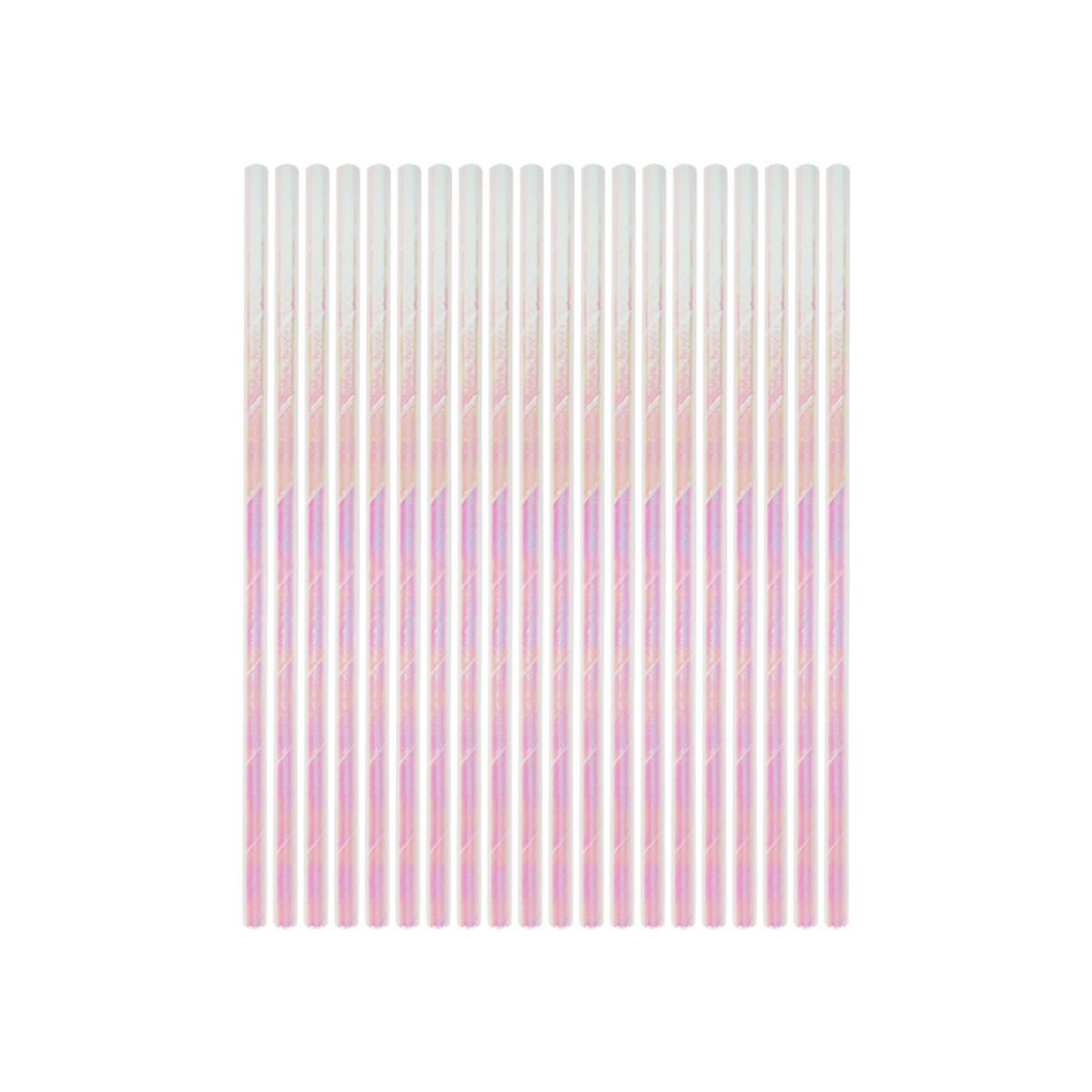 20ct Iridescent Paper Straws - Spritz™ | Target