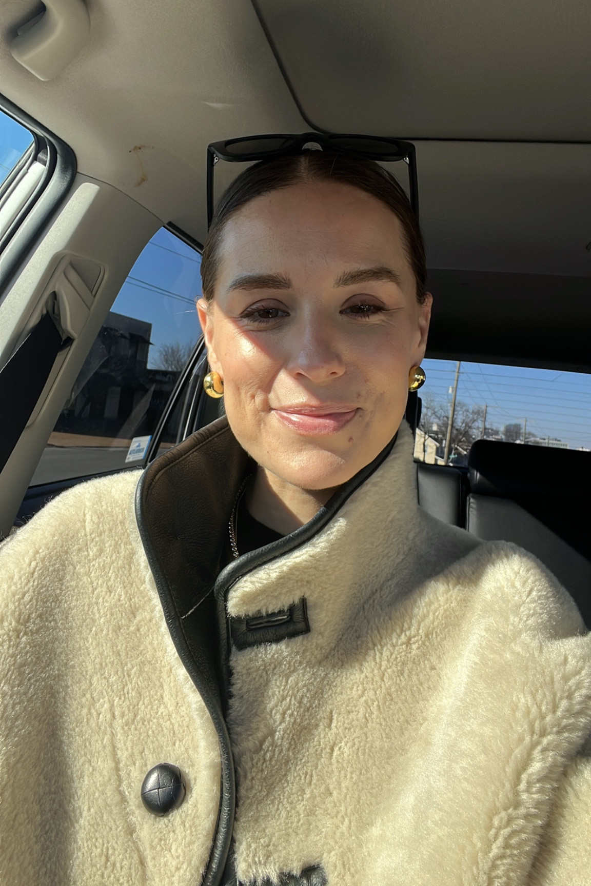 A comfy look for a busy day 
Cashmere set