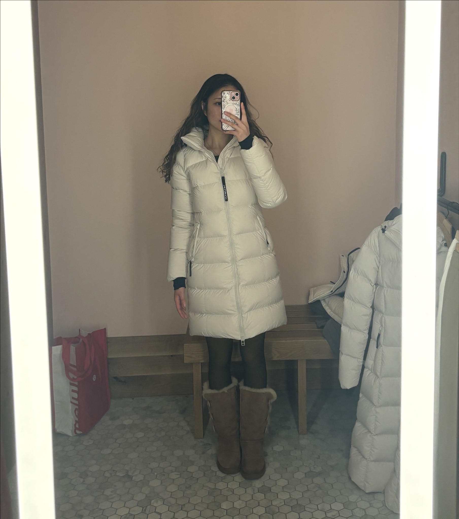 My FAVOURITE puffer! This is the snug version of the super puff in the mid length. They also have it in the short and long versions, as well as the waterproof version (rainstop). Super warm but also lightweight! 

#LTKTravel #LTKSeasonal #LTKPetite
