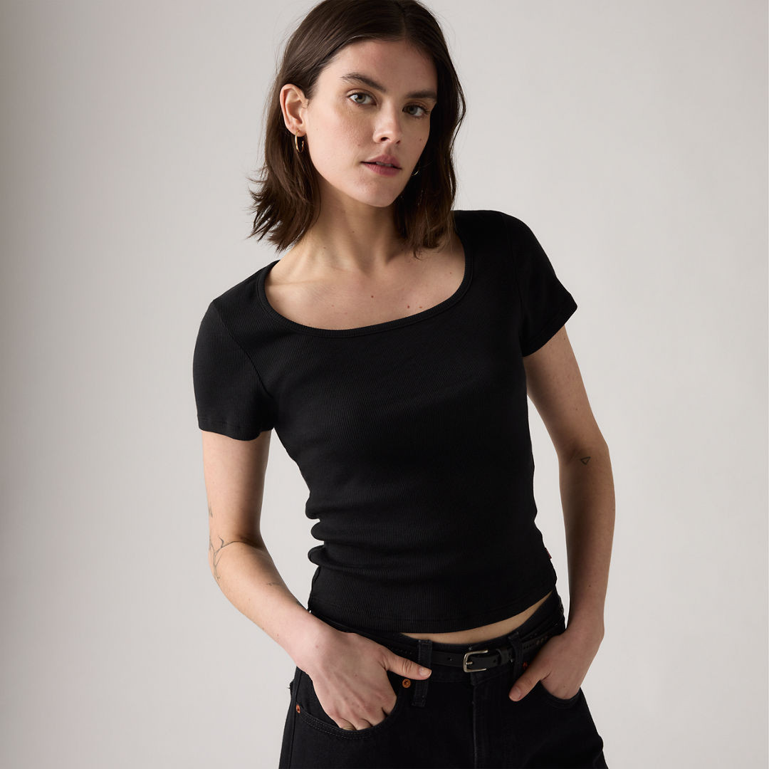 Levi's Essential Square Neck Tee T-Shirt - Women's S | Levi's US