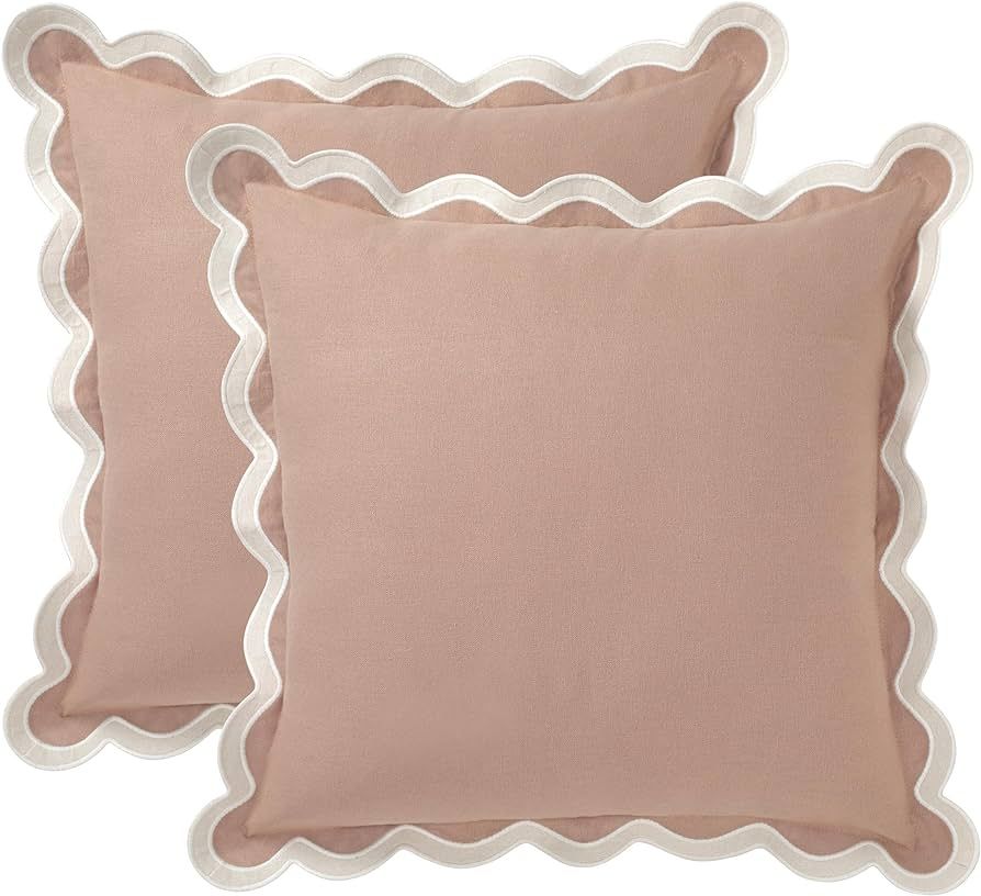 Folkulture Throw Pillow Covers 18x18, Set of 2 Decorative Boho Pillow Covers (Sand Dune, 20 X 20) | Amazon (CA)