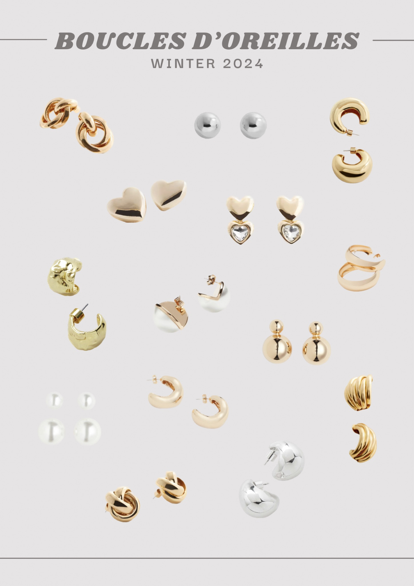 BOUCLES D’OREILLES sélection winter 2024
accessoires, earings 

#LTKfindsunder50 #LTKSeasonal #LTKstyletip