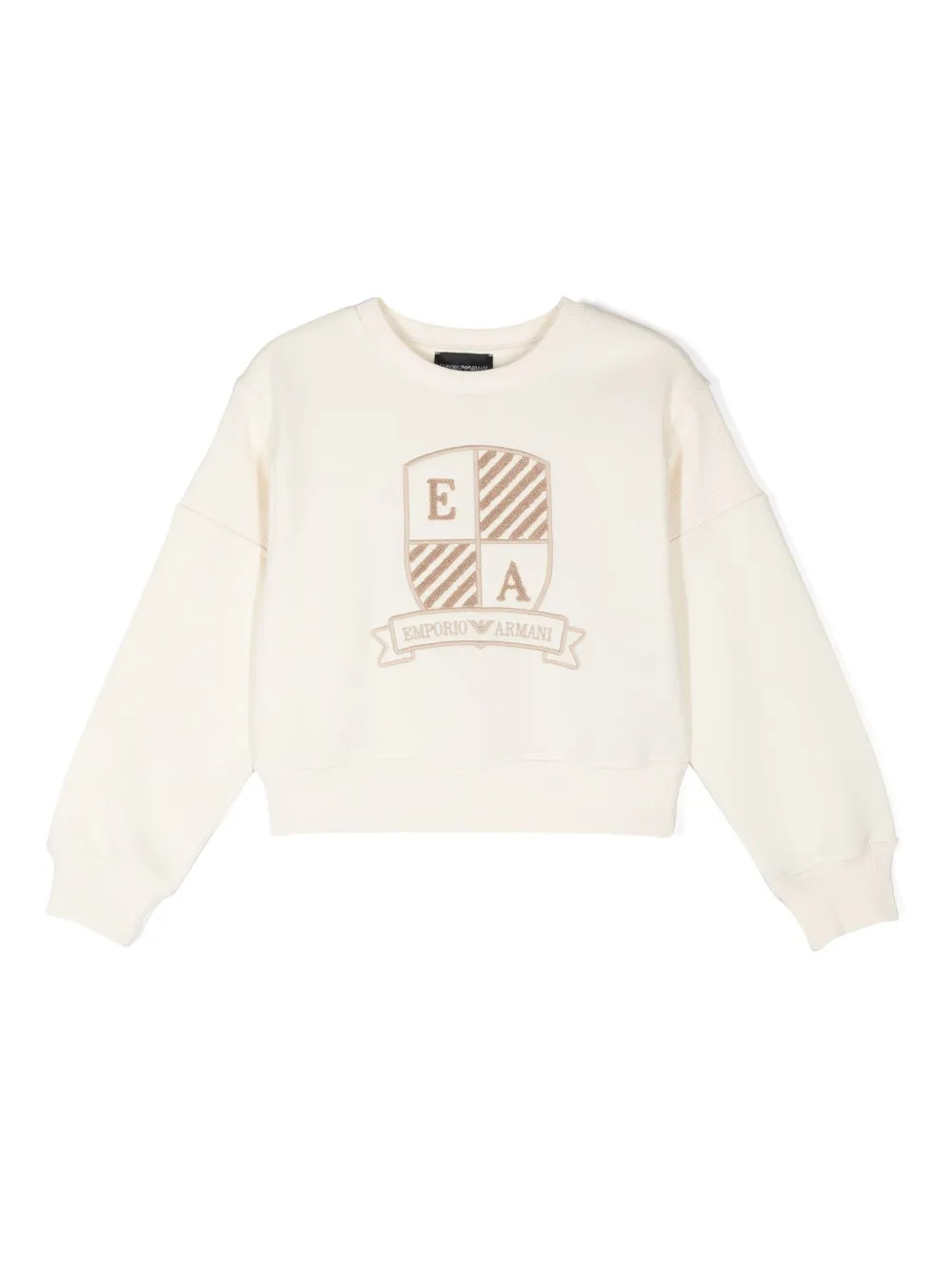 Emporio Armani Kids logo-embroidered Sweatshirt  - Farfetch | Farfetch Global