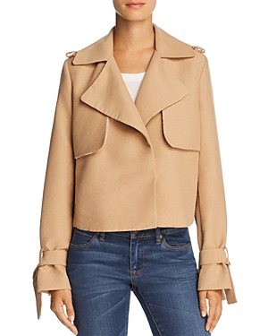 Avec Les Filles Cropped Trench Coat - 100% Exclusive | Bloomingdale's (US)