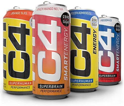 Cellucor C4 Smart Energy Drink Variety Pack - Sugar Free Performance Fuel & Nootropic Brain Booster  | Amazon (US)