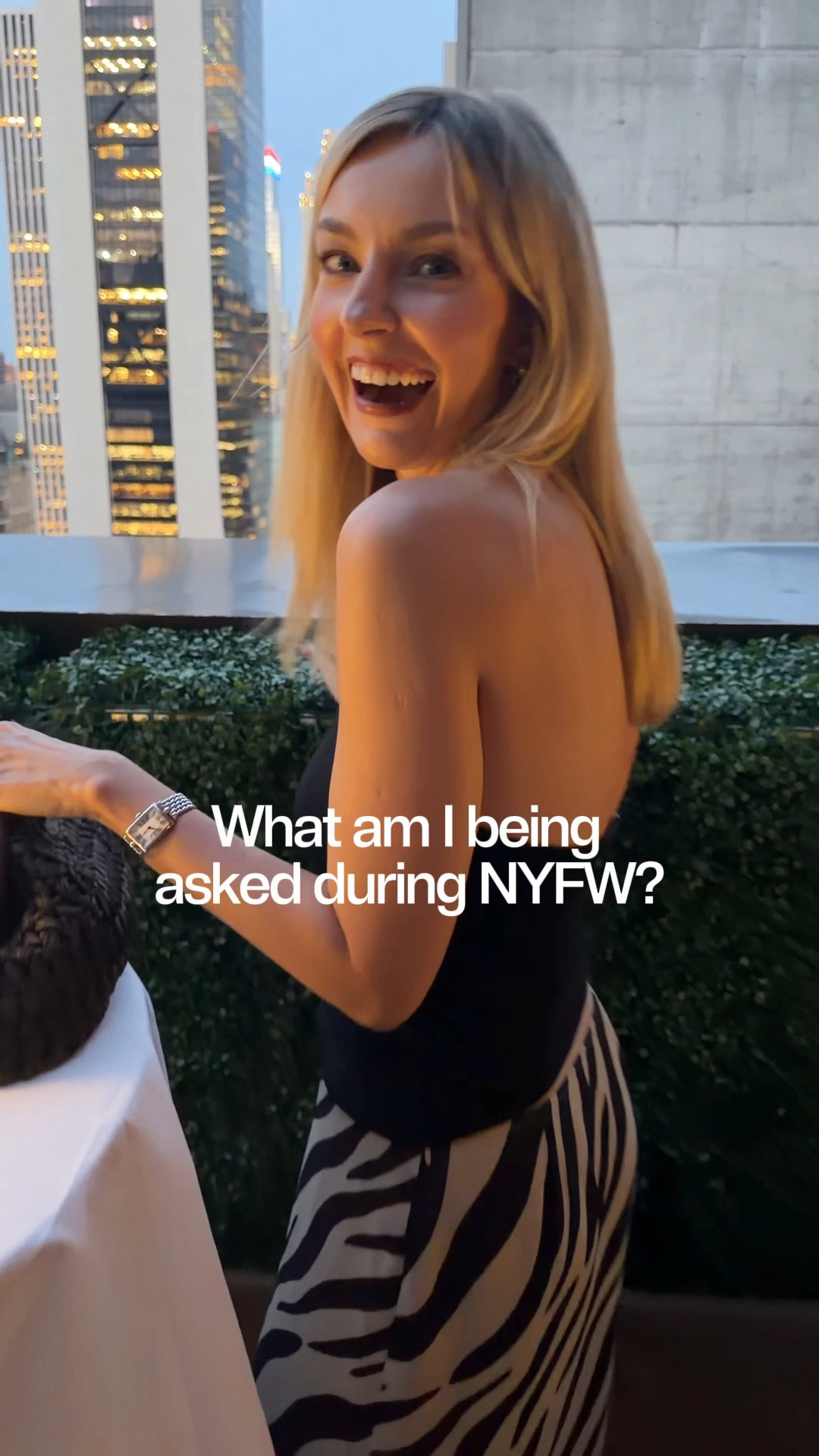 NYFW is here 🗽✨ and just in time, this zebra skirt is BACK! I swear there are so many ways to style it for fall. #nyfwoutfit #zebraskirt #maxiskirt #falloutfit #fallfashion

#LTKgrwm #LTKNYFW #LTKootd