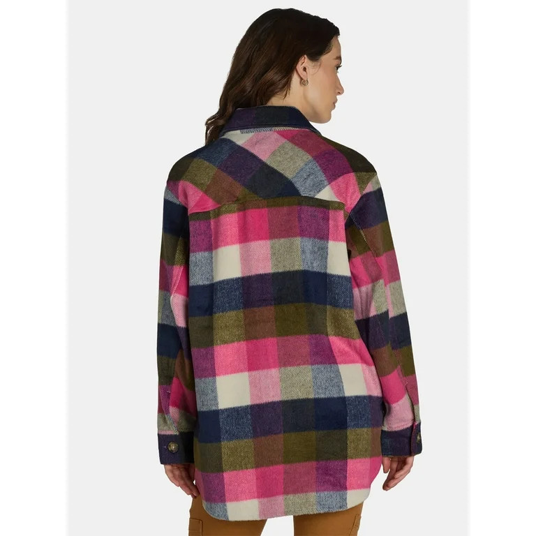 Time and Tru Women's Core Shacket | Walmart (US)