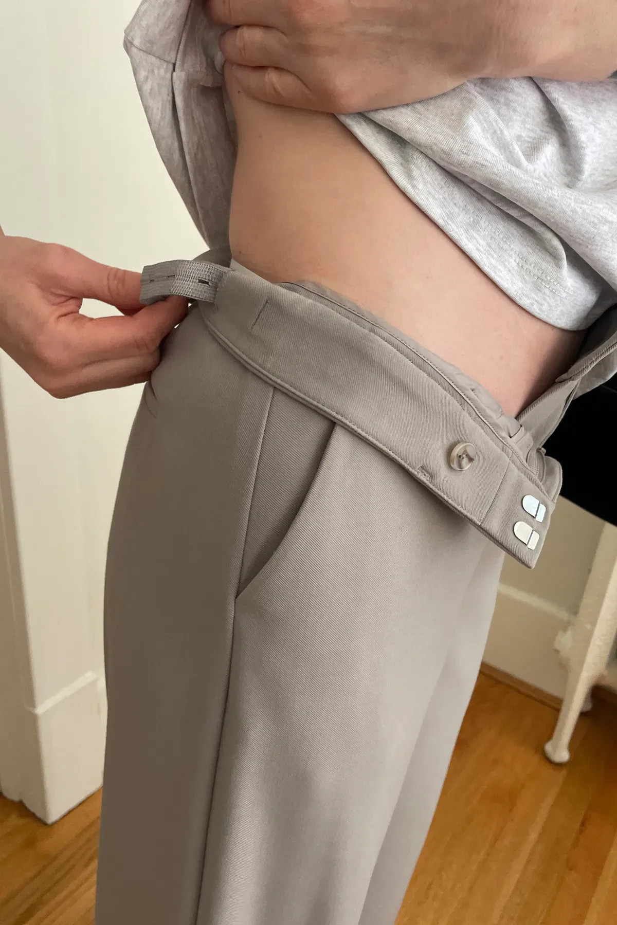 WIDE LEG SUITING PANT | OAK + FORT