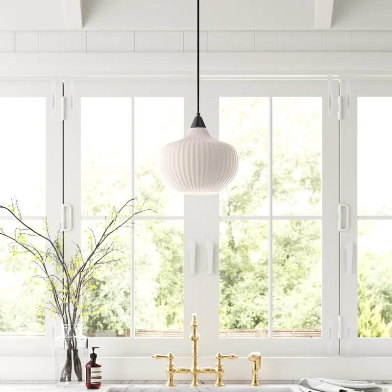 Sidra 1 - Light Single Geometric Pendant | Wayfair North America