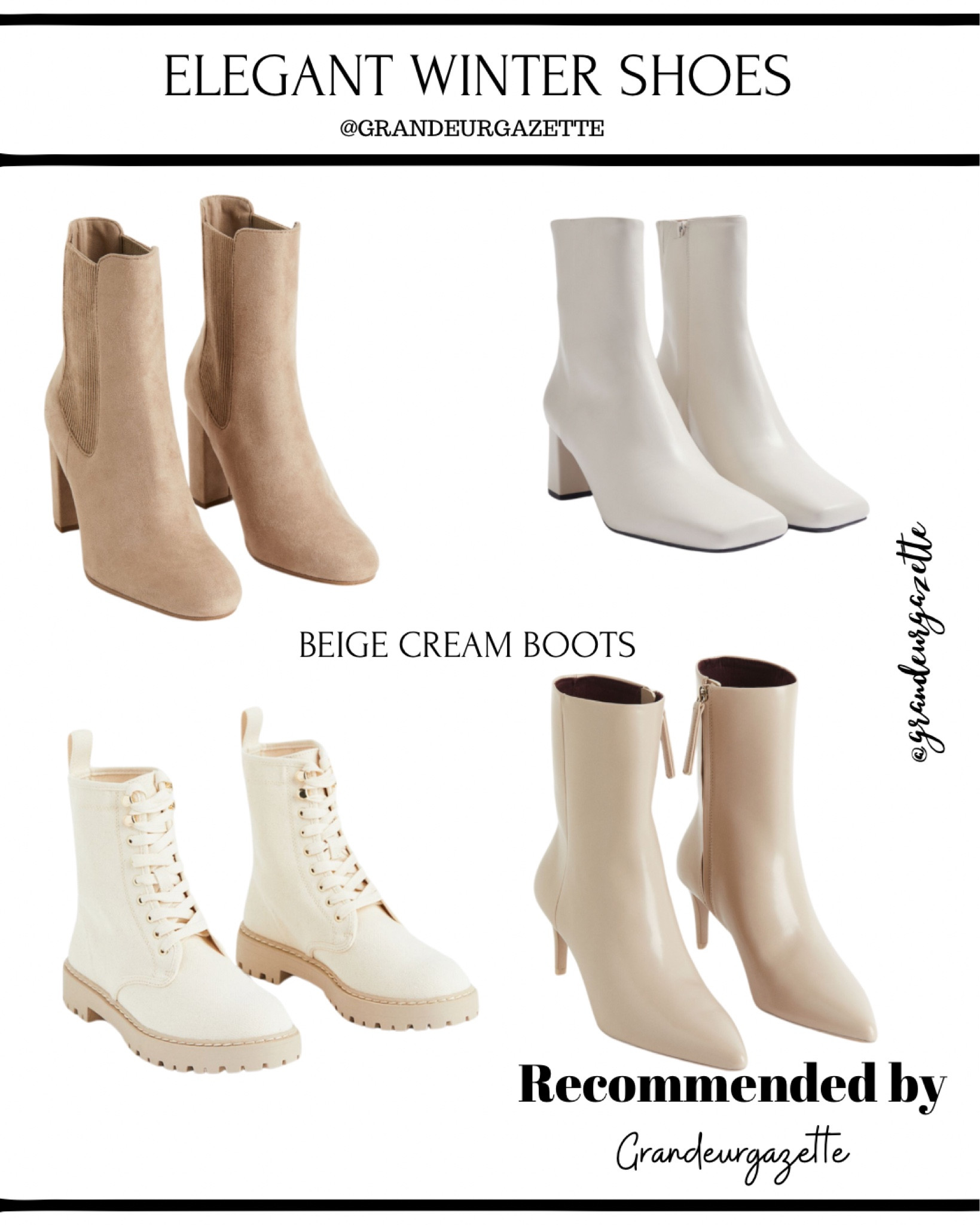 Elegant Beige Cream Winter Boots ✨

#LTKstyletip #LTKshoecrush