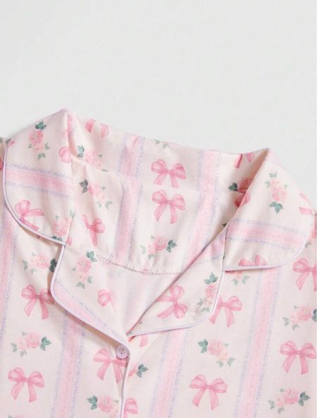 Cutest pink bow coquette pjs 


#LTKSeasonal #LTKstyletip #LTKfindsunder50