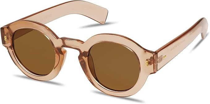 VANLINKER Vintage Round Polarized Sunglasses for Women Men Trendy Shades Retro Circle Sun Glasses... | Amazon (US)