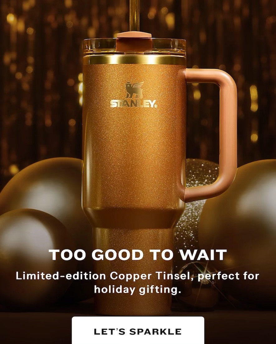 Surprise Holiday Drop: Copper Tinsel Quencher ✨


#LTKHoliday #LTKGiftGuide #LTKCyberWeek