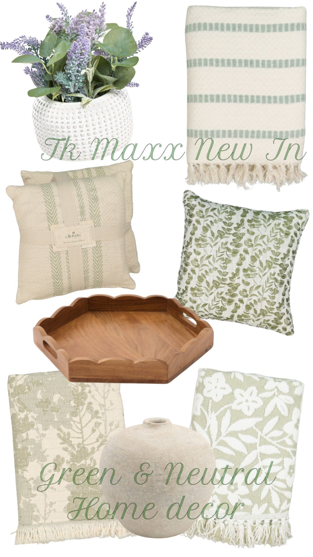 Tkmaxx New in & Green/neutral home decor 🤍

#LTKhome