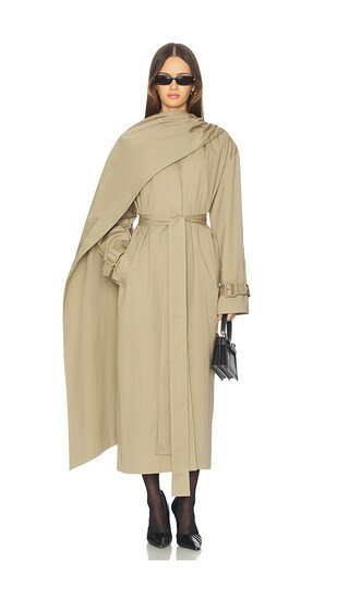 SRG Tolev Coat in Beige. - size S/M | Revolve Clothing (Global)