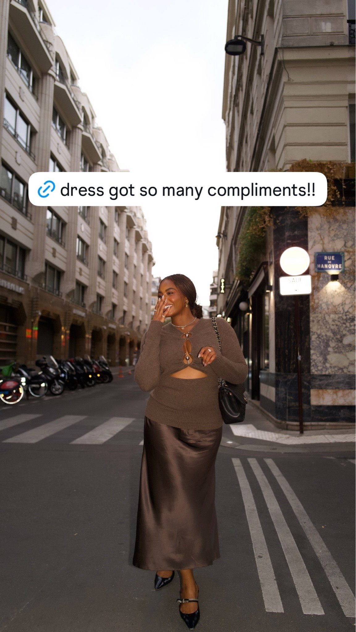 Paris fashion week! Here’s a chic dress that I got so many compliments on. Wearing Christopher Esber cutout dress with knit top and silk skirt. Love this elgeant dress for a fall outfit - linking below … For more links to fall outfits women, fall wedding guest dresses, fall dresses, date night outfits, country concert outfits, fall decor, fall fashion hauls, business casual workwear, fall shoes, follow me on LTK! ✨

#LTKfall #LTKdresses #LTKstyletip