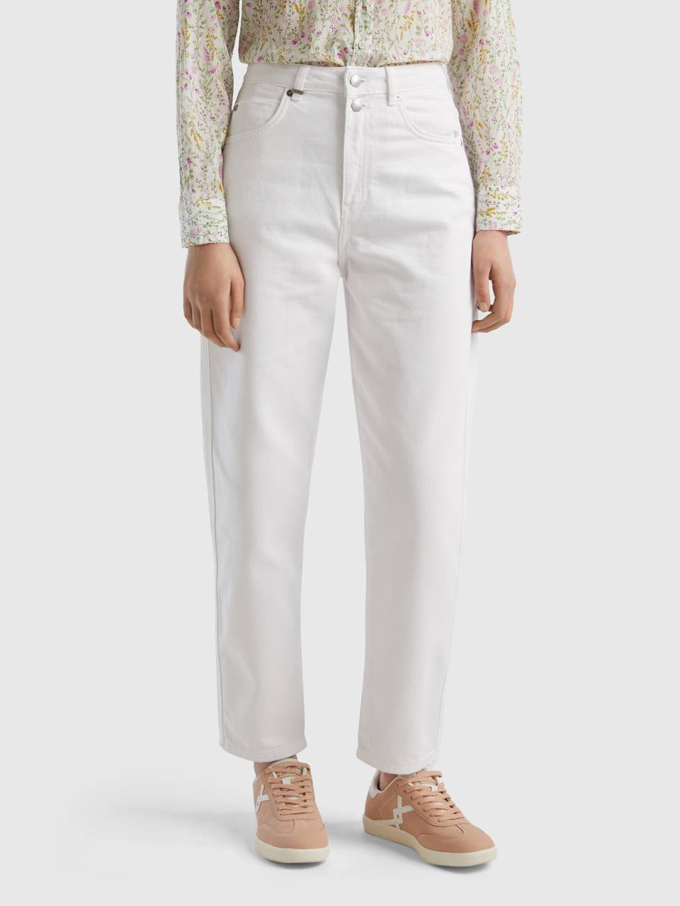 Mom fit Hose - Weiss | Benetton | Benetton (EU)