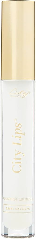 City Beauty City Lips Clear - Plumping Lip Gloss - Hydrate & Volumize - All-Day Wear - Hyaluronic... | Amazon (US)