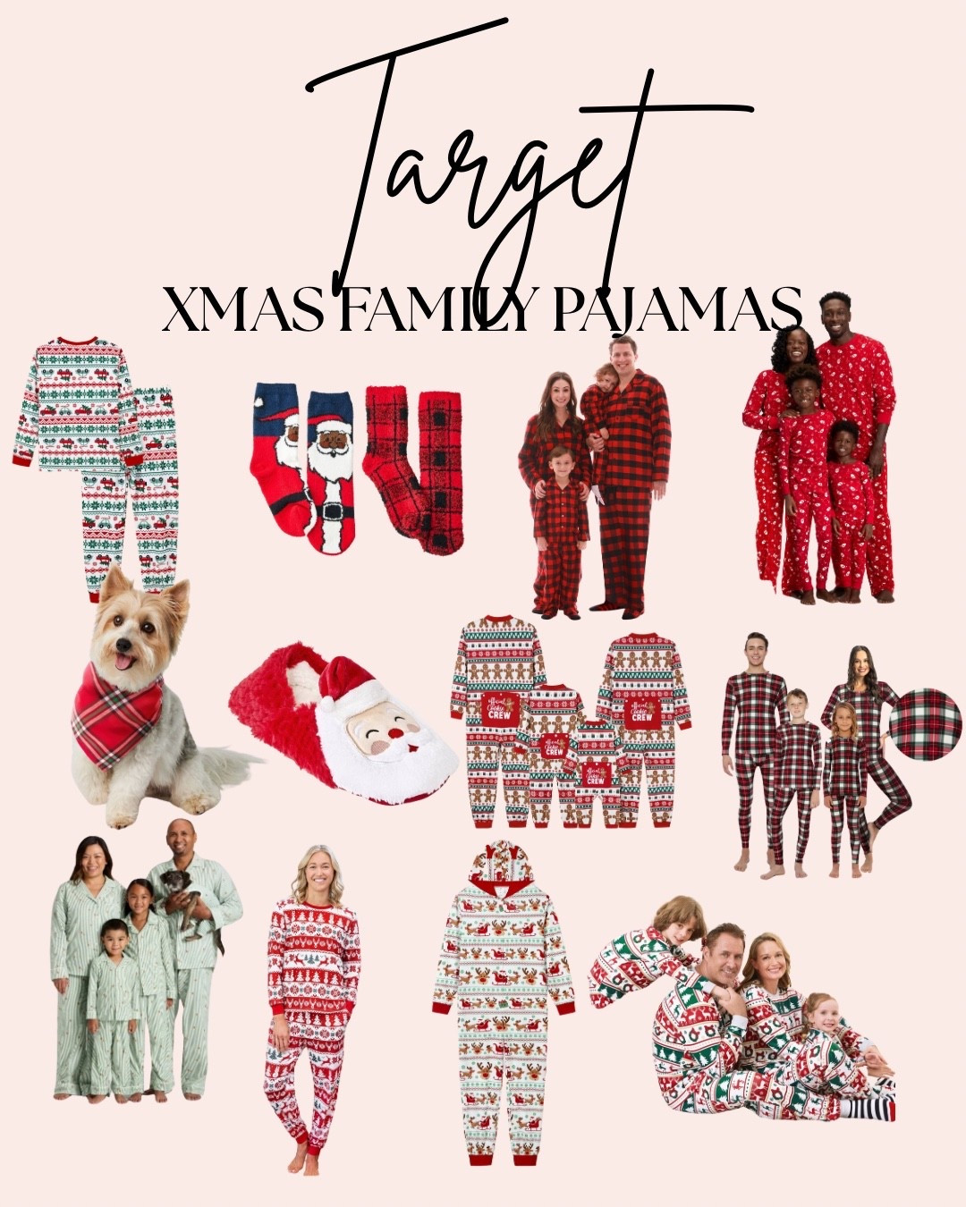 Target matching family pajamas 

#LTKHoliday #LTKGiftGuide #LTKFamily