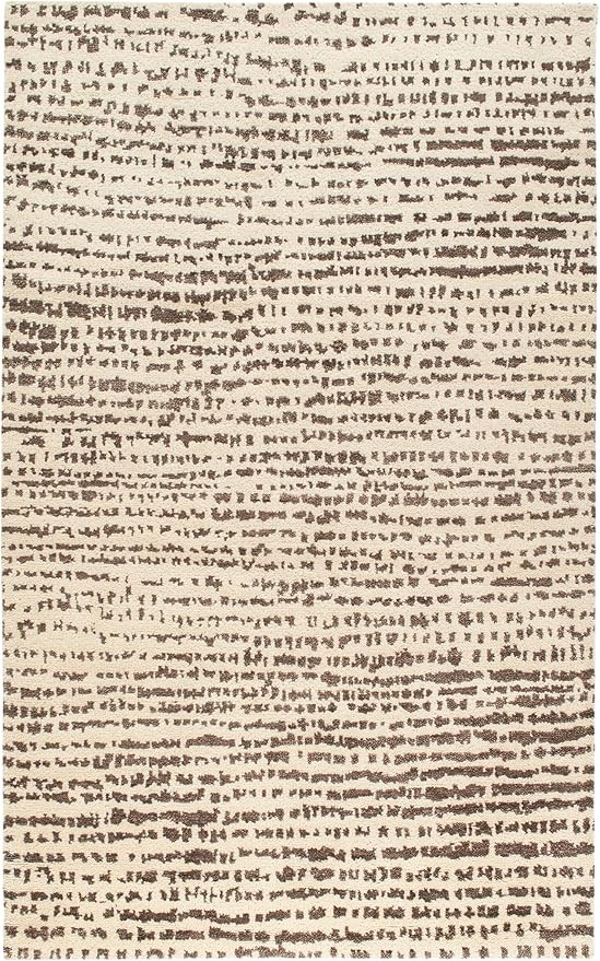 Dash and Albert Shepherd Pebble Hand Knotted Wool Rug, 3 X 5 Feet, Neutral Graphic Pattern - Prem... | Amazon (US)