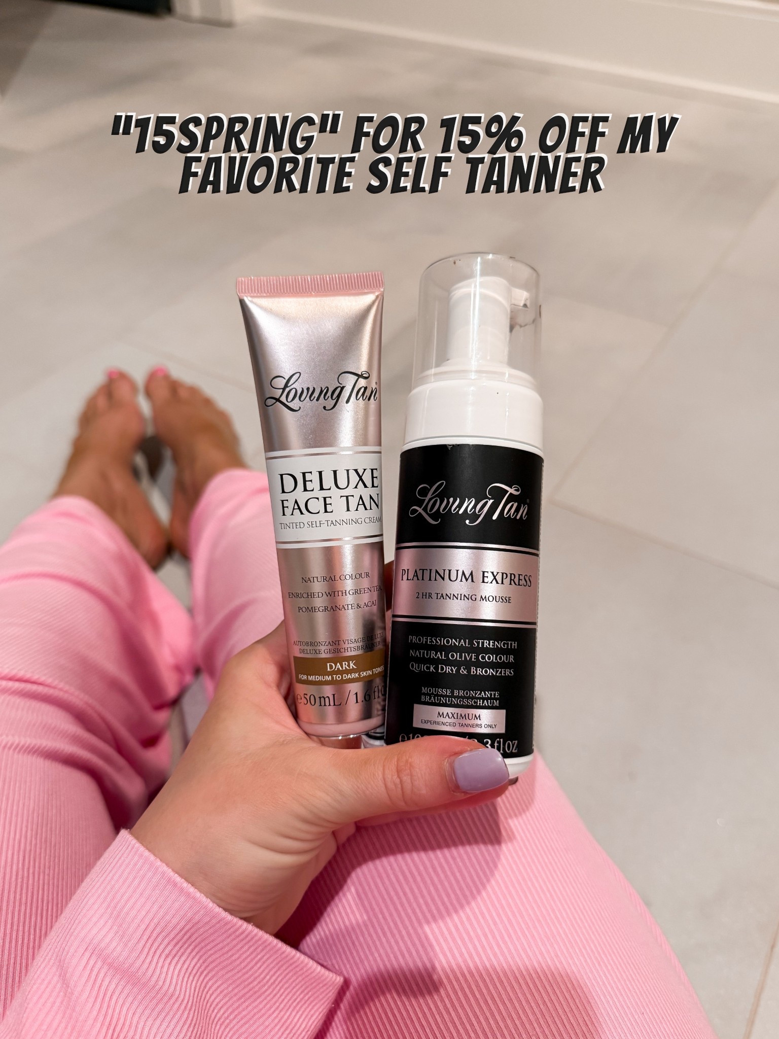 Loving tan self tanner on sale! 

#LTKSpringSale #LTKBeauty #LTKFindsUnder50